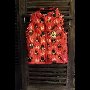Minnie Mouse Red Vest size 2T
